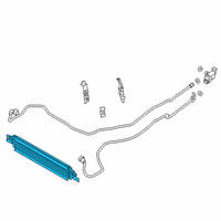OEM 2020 BMW Z4 Transmission Oil Cooler Diagram - 17-21-8-666-138