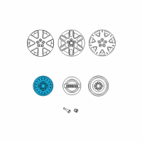 OEM 2007 Nissan Quest Wheel Assy-Disc Diagram - 40300-5Z017