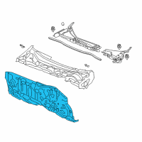 OEM 2015 Honda Accord Dashboard (Lower) Diagram - 61500-T3M-A10ZZ