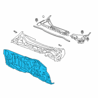 OEM 2017 Honda Accord Dashboard (Lower) Diagram - 61500-T3M-A10ZZ