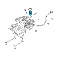 OEM 2014 Lincoln MKZ Fuel Pump Diagram - DG9Z-9H307-Y