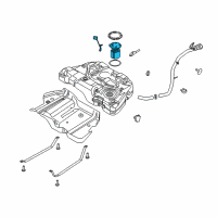 OEM 2016 Ford Fusion Fuel Pump Diagram - DG9Z-9H307-Y