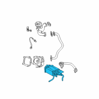 OEM 2003 Lexus ES300 Canister Assy, Charcoal Diagram - 77740-06111