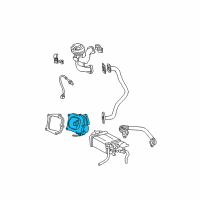 OEM 2002 Toyota Camry EGR Cooler Diagram - 25681-20020