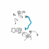 OEM Toyota EGR Pipe Diagram - 25612-0A020