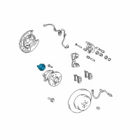 OEM 2007 Lexus RX350 Sensor, SKID Control Diagram - 89544-48030