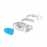 OEM 2018 Kia Sportage Outside Rear View G/Holder Assembly, Right Diagram - 87621D9060