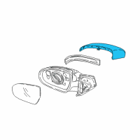 OEM 2020 Kia Sportage SCALP-Outside Rear View Mi Diagram - 87613D9000