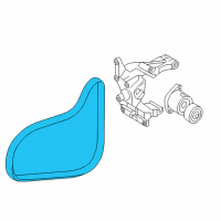 OEM 2019 Hyundai Tucson Ribbed V-Belt Diagram - 25212-2GGA1