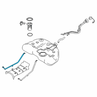 OEM 2019 Nissan Altima Band Assy-Fuel Tank Mounting Diagram - 17406-6CA0A