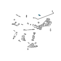 OEM Buick Terraza Bracket-Rear Stabilizer Shaft Diagram - 10412920