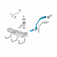 OEM Buick Terraza Filler Pipe Diagram - 25879221