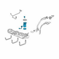 OEM Pontiac Fuel Pump Diagram - 19352897
