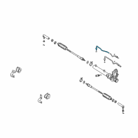 OEM 1995 Nissan Altima Tube Assy-Cylinder Diagram - 49542-2B000