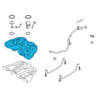 OEM 2016 Ford Fusion Fuel Tank Diagram - EG9Z-9002-H