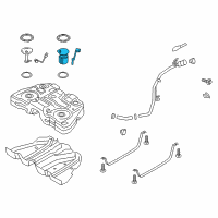 OEM 2013 Lincoln MKZ Fuel Pump Diagram - DG9Z-9H307-R