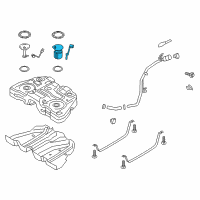 OEM 2014 Ford Fusion Fuel Pump Diagram - DG9Z-9H307-R