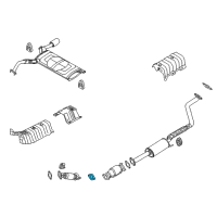 OEM 2017 Kia Forte5 Gasket-Exhaust Pipe Diagram - 287511M000