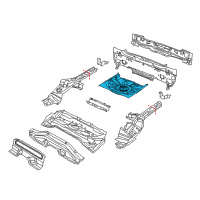 OEM 2015 Jeep Renegade Pan-Rear Floor Diagram - 68351901AA