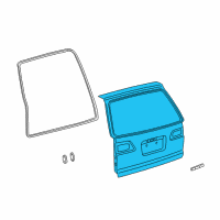 OEM Toyota Sienna Lift Gate Diagram - 67005-08031