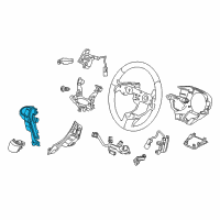 OEM 2017 Acura RDX Switch Assembly, Audio & Navigation & Hft Diagram - 35880-TX4-A01