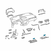OEM 2016 Lexus ES350 Lamp Assembly, Interior Diagram - 81080-30010