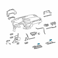 OEM 2007 Lexus SC430 Lamp Assembly, Interior Diagram - 81080-30010
