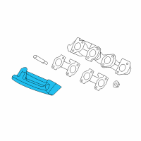 OEM Ford F-150 Heat Shield Diagram - 9L3Z-9Y427-B