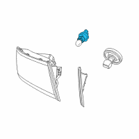 OEM Ram Dakota Socket-Park, Turn, And Side Lamp Diagram - 5191189AA