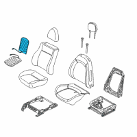 OEM 2018 Ram ProMaster City Pad-Seat Back Diagram - 68125283AA