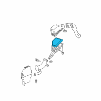 OEM Chevrolet Cobalt Element-Air Cleaner Diagram - 25894265