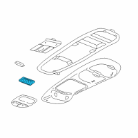 OEM Pontiac Montana Switch Asm-Interior Lamp & Multifunction (Oldsmobile) Diagram - 10412296