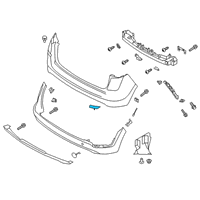 OEM 2019 Hyundai Tucson Lamp Assembly-Rear R/REFL, RH Diagram - 92406-D3500