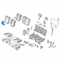 OEM Jeep Pad-Seat Back Diagram - 4610226AE