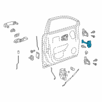 OEM 2008 Saturn Vue Door Check Diagram - 95929941