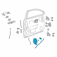 OEM 2015 Chevrolet Captiva Sport Lock Assembly Diagram - 22785492