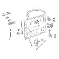 OEM 2014 Chevrolet Captiva Sport Lock Rod Diagram - 96660963