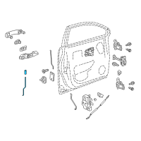 OEM Saturn Lock Rod Diagram - 96660963