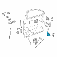 OEM Chevrolet Captiva Sport Hinge Asm-Front Side Door Diagram - 96623865