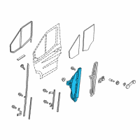 OEM 2016 Ford Transit-350 HD Window Regulator Diagram - CK4Z-6123201-A