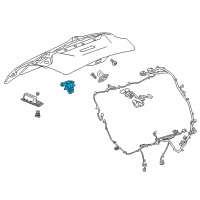 OEM 2020 Buick Encore GX Lock Actuator Diagram - 13508980