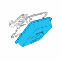 OEM 2004 Ford Explorer Sport Trac Oil Pan Diagram - F69Z-7A194-BA