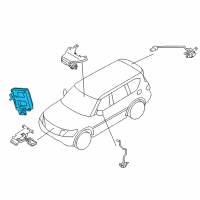 OEM 2017 Nissan Armada Controller Assy-Camera Diagram - 284A1-5ZW0A