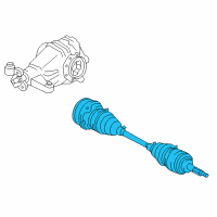 OEM Lexus IS F Shaft Assembly, Rear Drive Diagram - 42340-22181