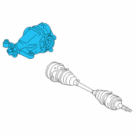 OEM 2012 Lexus IS F Carrier Assembly, Differential Diagram - 41110-53292