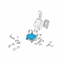 OEM Kia Rondo Cushion Assembly-Front Seat Diagram - 881011D490458