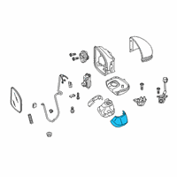 OEM 2019 Honda Clarity Cover LH-L, Base Diagram - 76252-TRV-A01