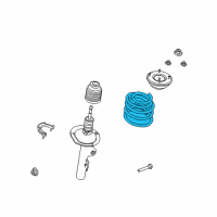 OEM Ford Taurus X Coil Spring Diagram - 9F9Z-5310-A