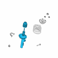 OEM 2009 Ford Taurus X Strut Diagram - 9F9Z-18124-B