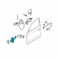 OEM BMW 1 Series M Front Door Brake Diagram - 41-51-7-164-623